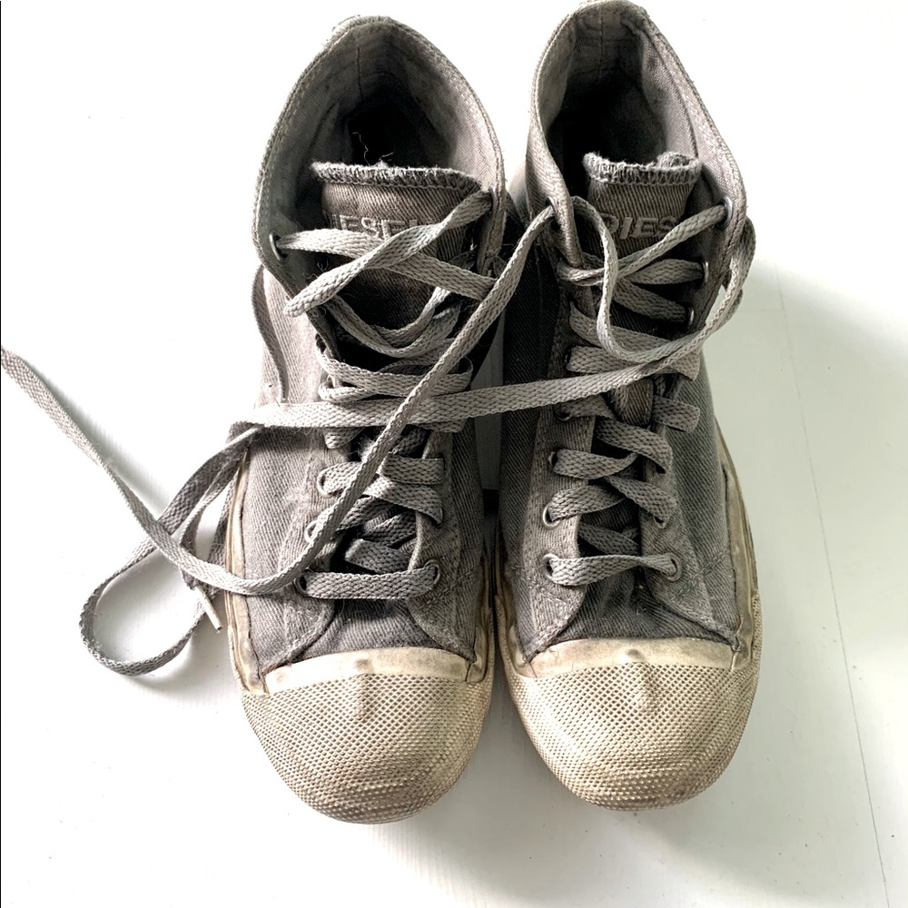 Diesel distressed high tops. Excellent condition.